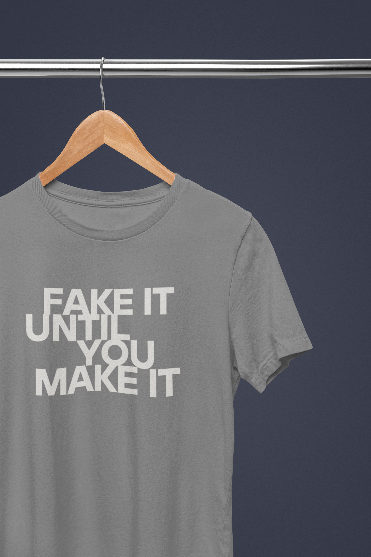 T-SHIRT "fake it"