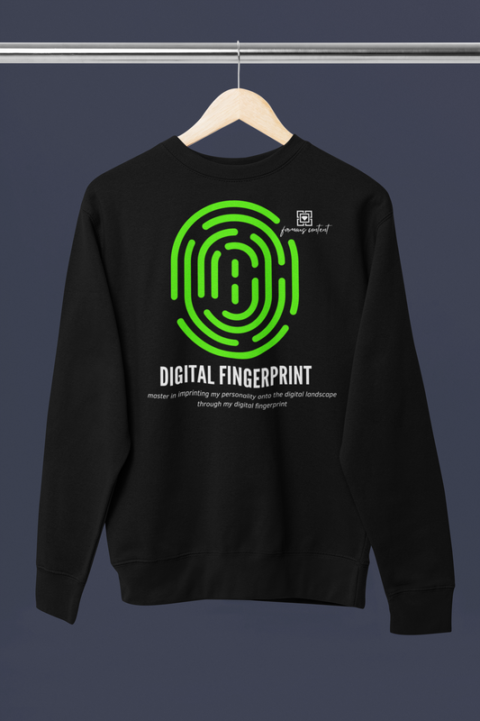 SWEATSHIRT "DIGITAL FINGER 1"