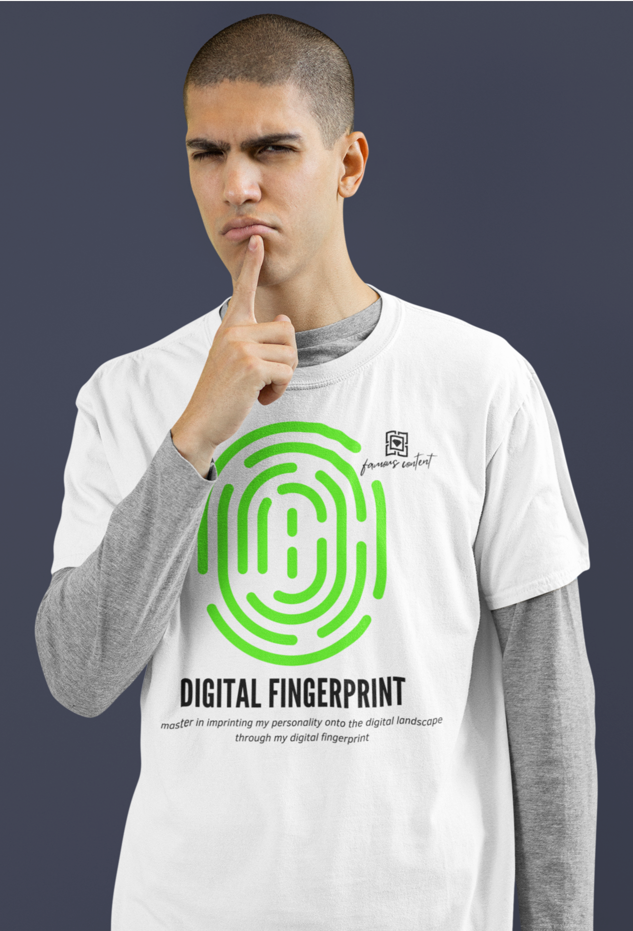 T-SHIRT "DIGITAL FINGER 1"