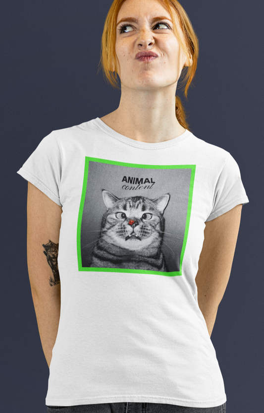 T-SHIRT "ANIMAL CONTENT"